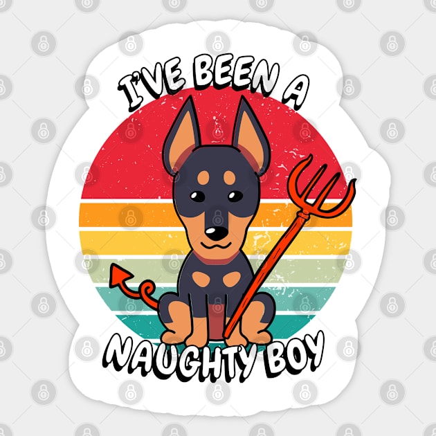 I've been a naughty boy - Guard dog Sticker by Pet Station